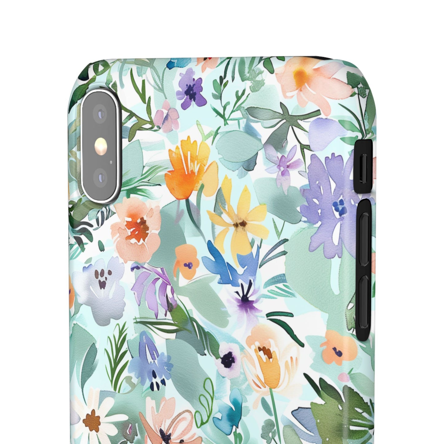 Watercolor Meadow - Slim Phone Case