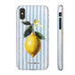 Ribbon Lemon - Slim Phone Case