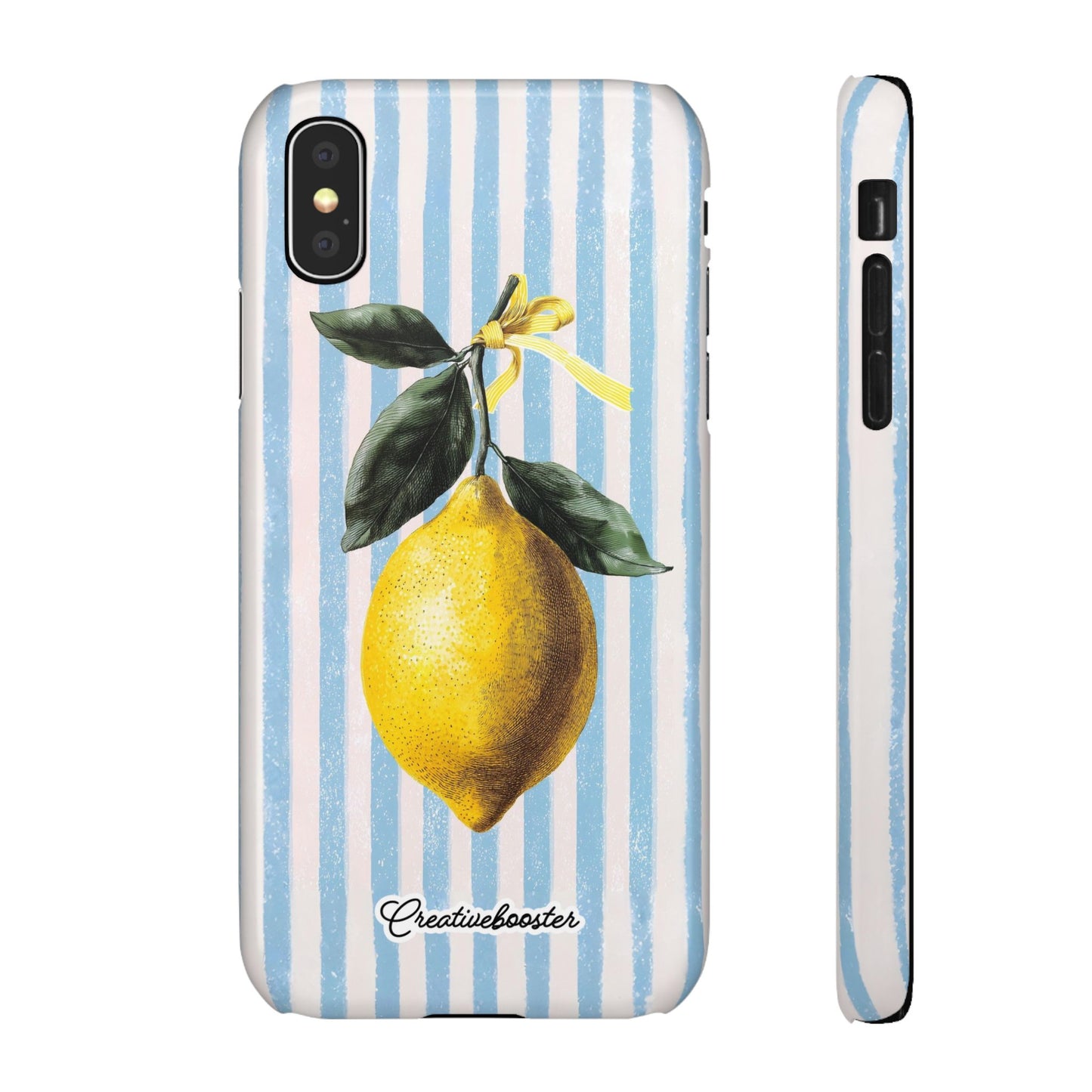 Ribbon Lemon - Slim Phone Case