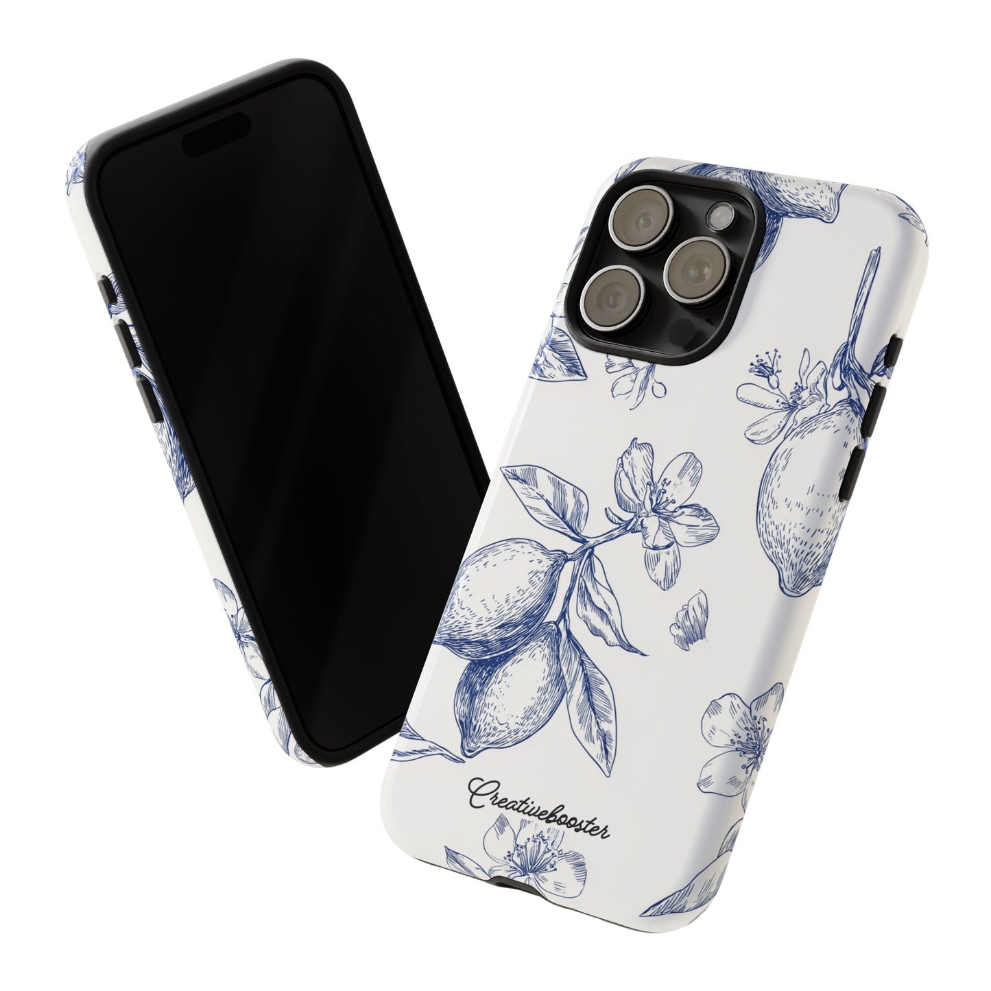 Indigo Sketch - Tough Phone Case