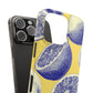 Indigo Citrus - Slim Phone Case