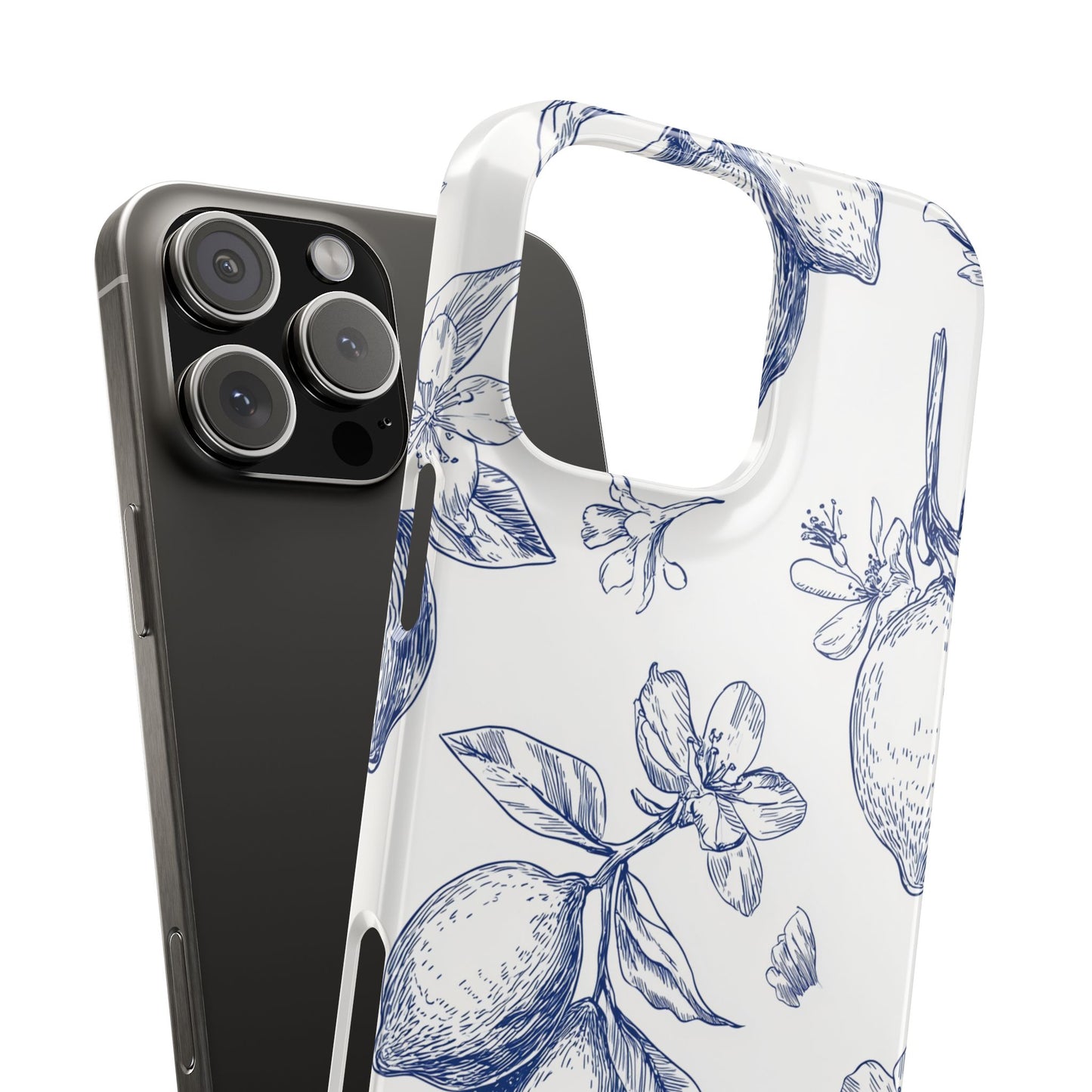 Indigo Sketch - Slim Phone Case