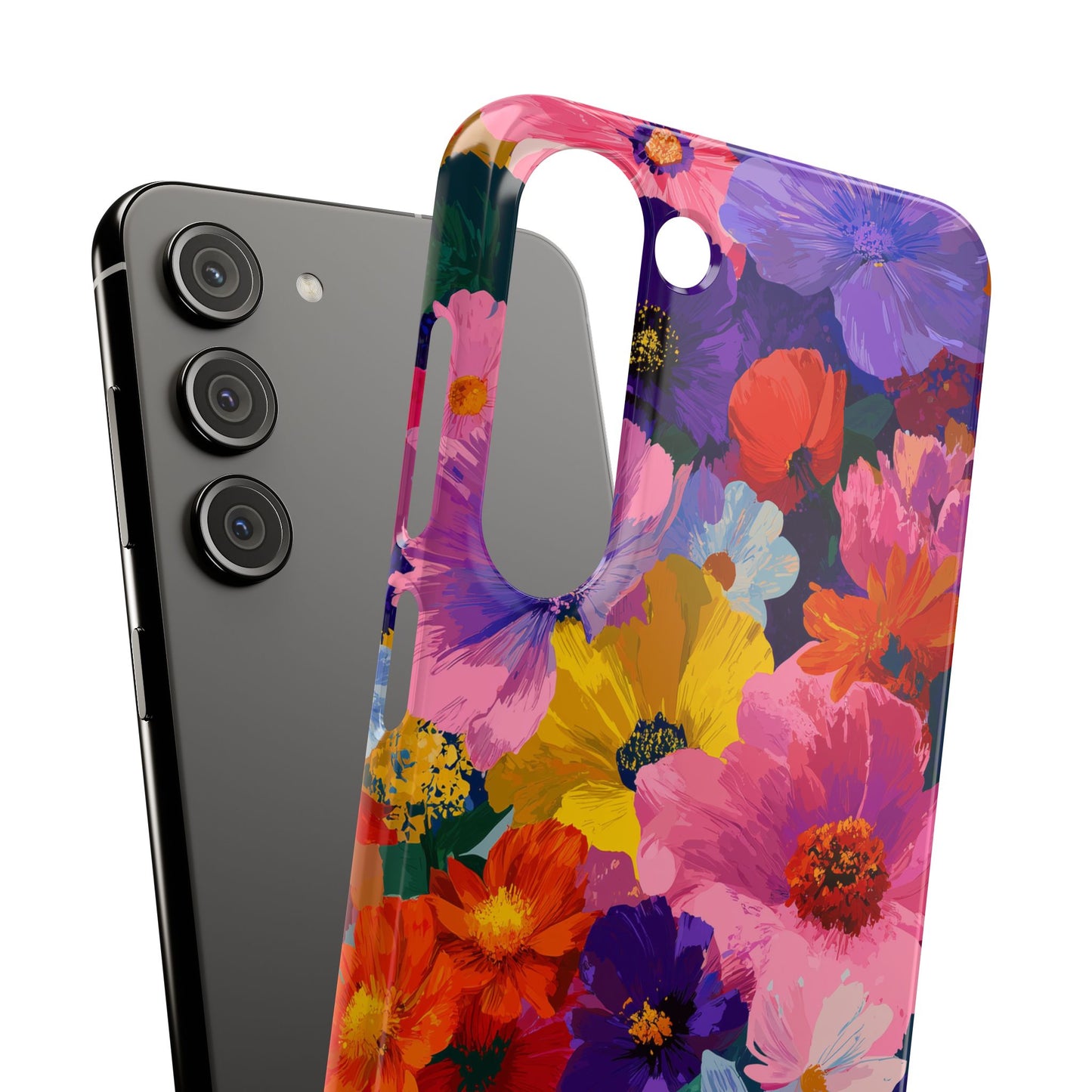 Painted Petals - Slim Phone Case
