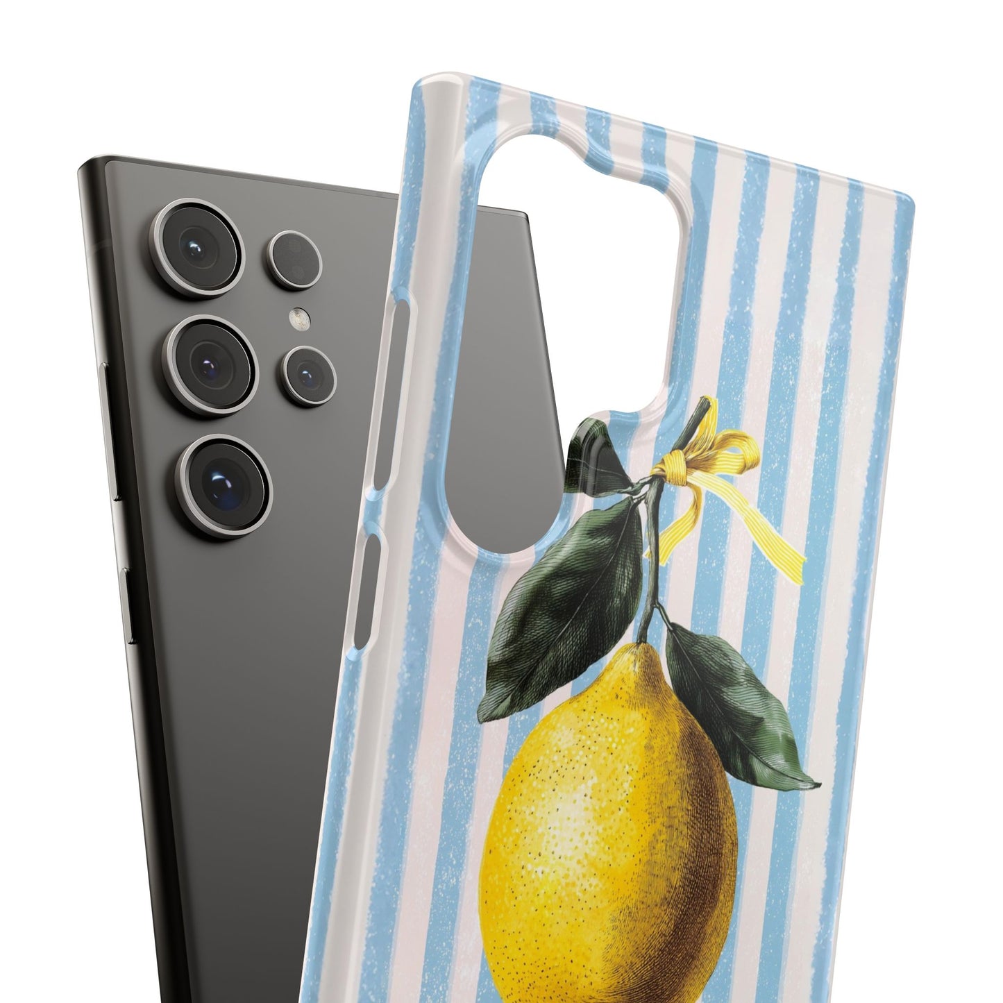 Ribbon Lemon - Slim Phone Case