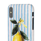 Ribbon Lemon - Slim Phone Case