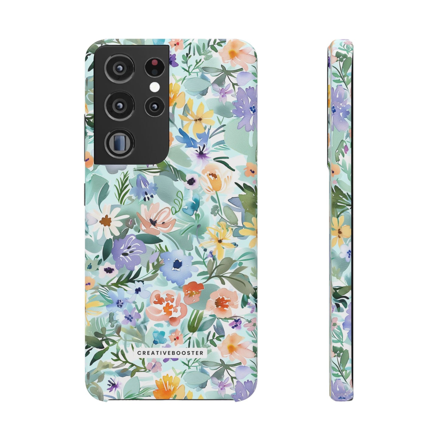 Watercolor Meadow - Slim Phone Case
