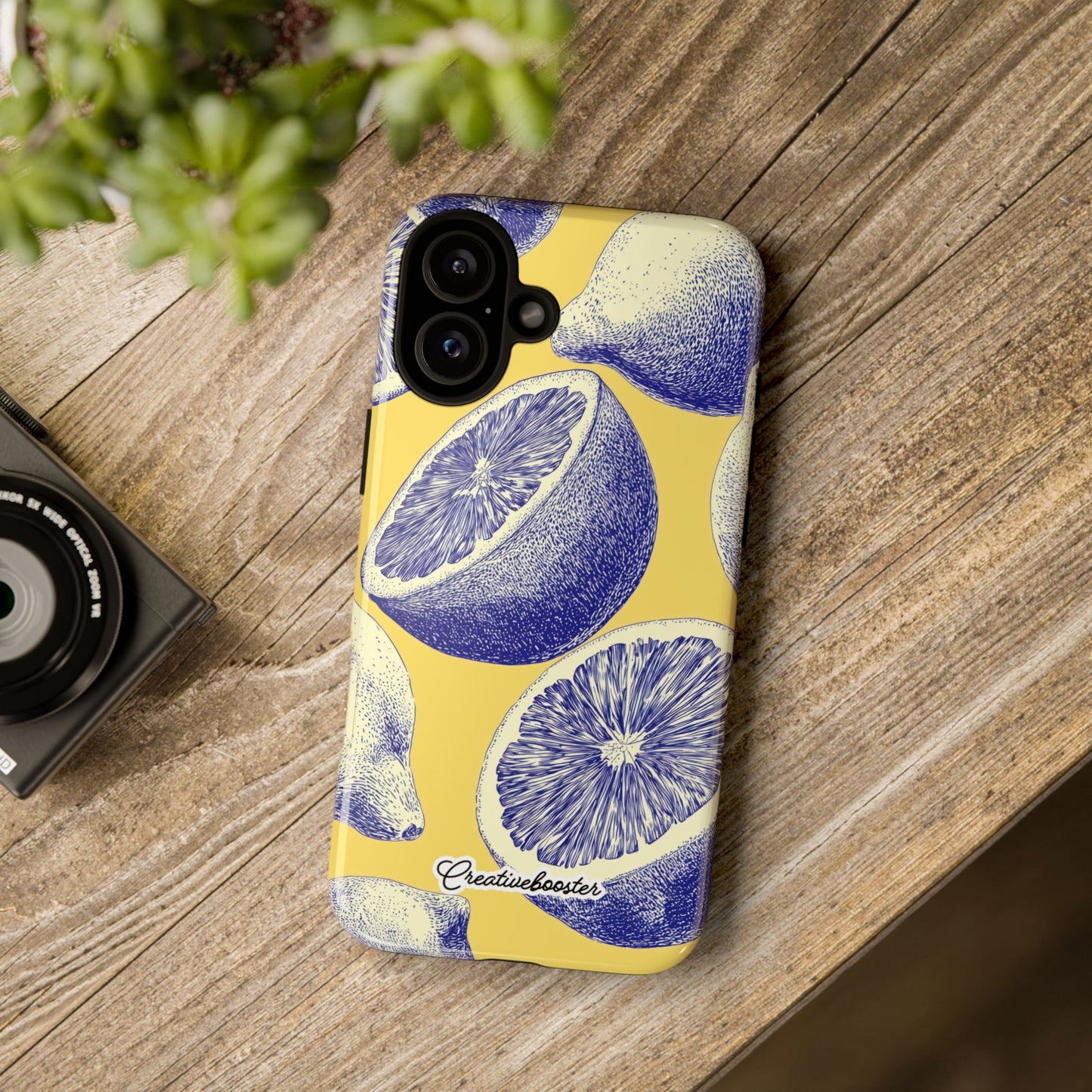 Indigo Citrus - Tough Phone Case