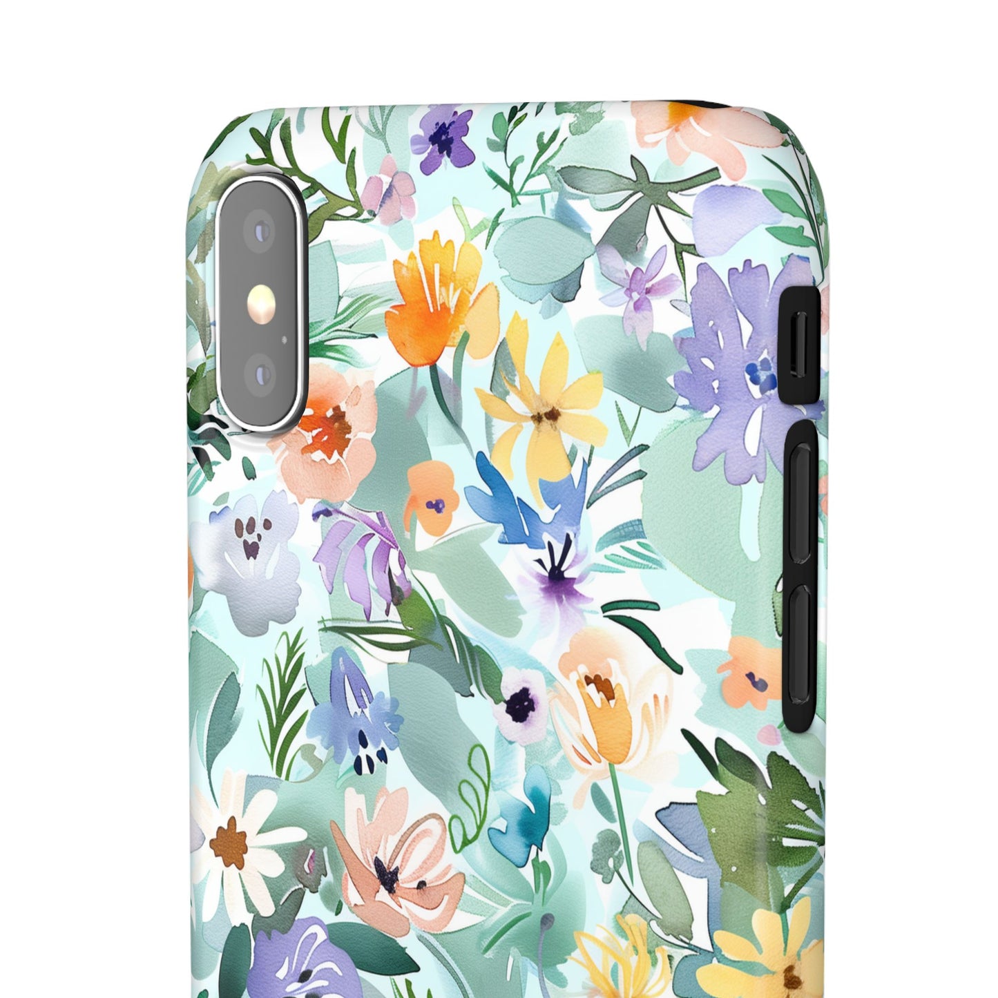 Watercolor Meadow - Slim Phone Case