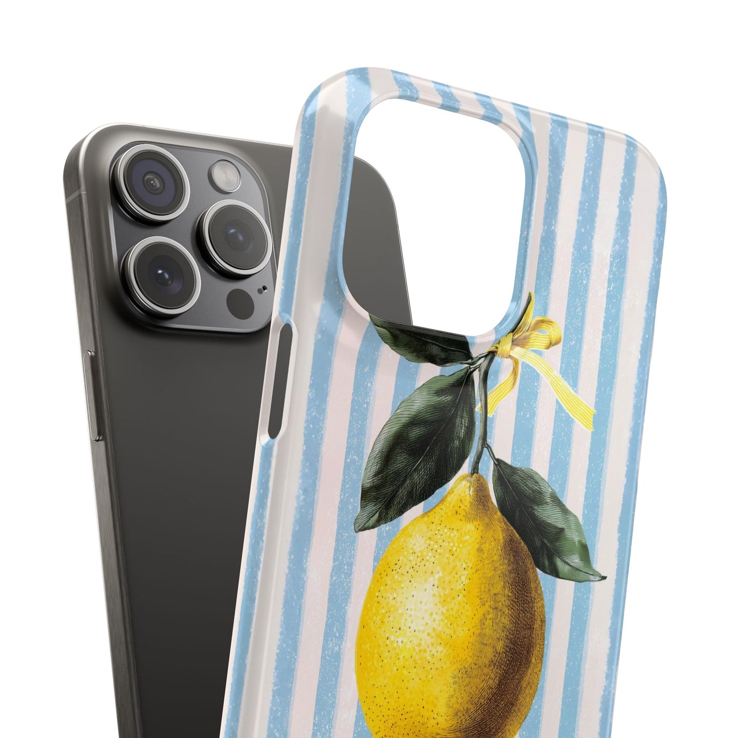 Ribbon Lemon - Slim Phone Case