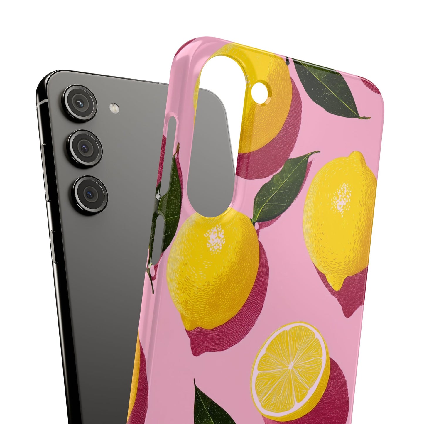 Retro Lemon - Slim Phone Case