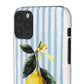 Ribbon Lemon - Slim Phone Case