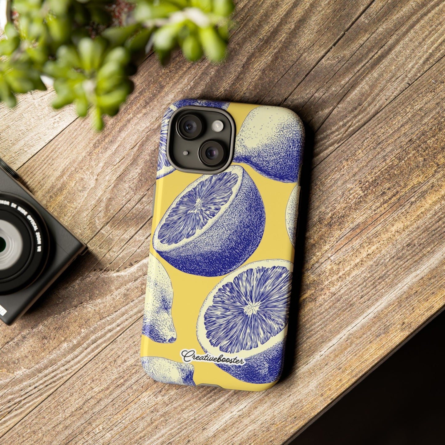 Indigo Citrus - Tough Phone Case