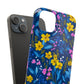 Midnight Petals - Slim Phone Case