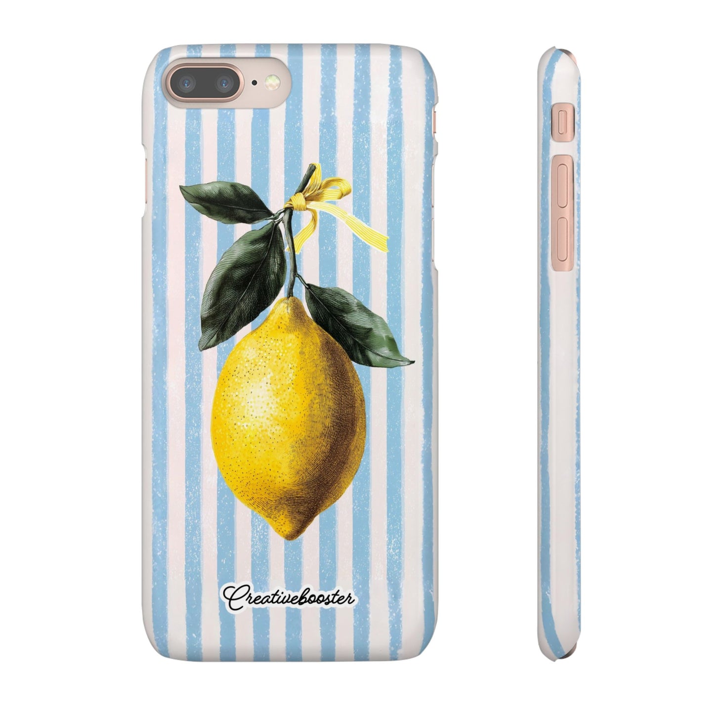 Ribbon Lemon - Slim Phone Case