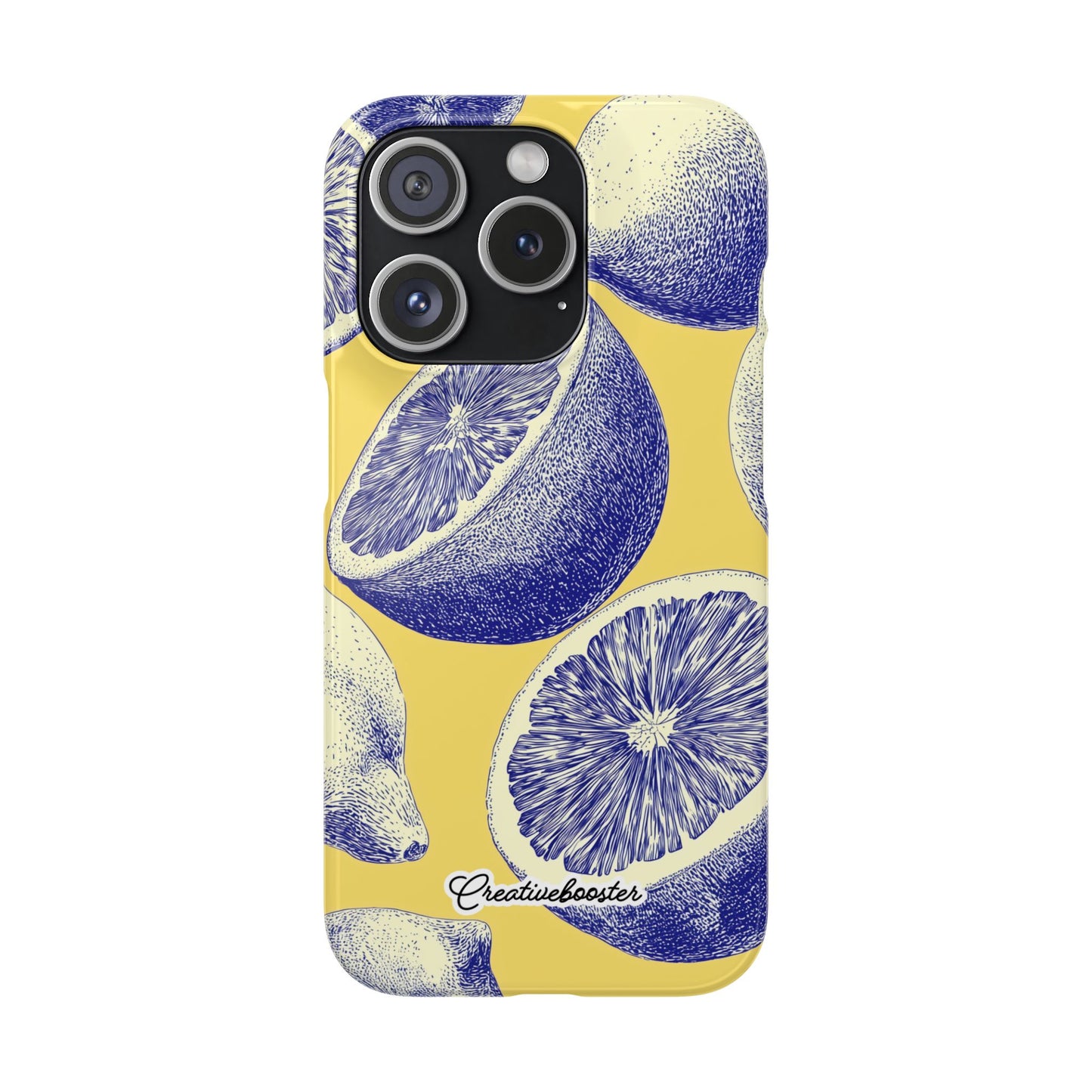 Indigo Citrus - Slim Phone Case