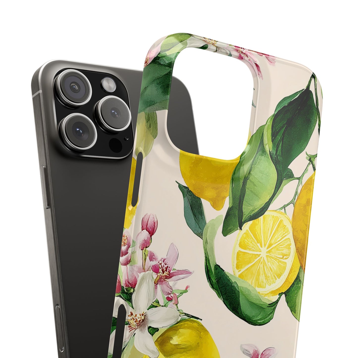 Lemon Blossom - Slim Phone Case