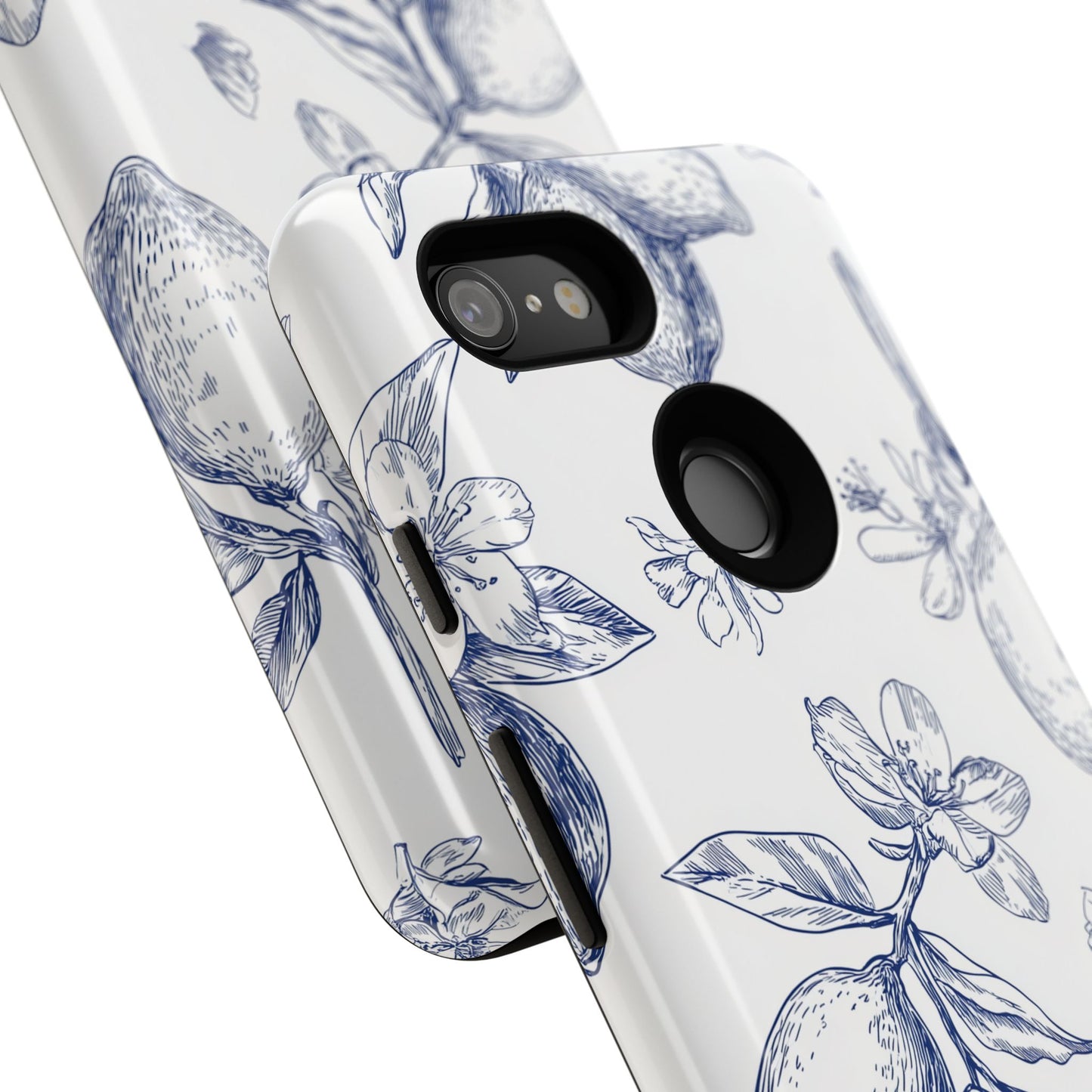 Indigo Sketch - Tough Phone Case