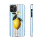 Ribbon Lemon - Slim Phone Case