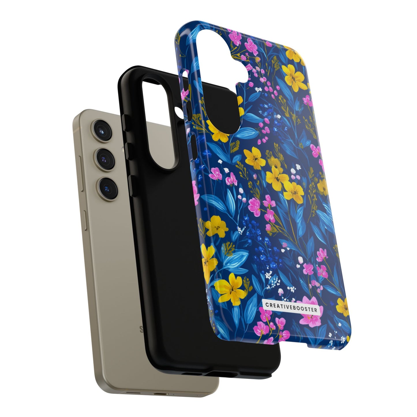 Midnight Petals - Tough Phone Case