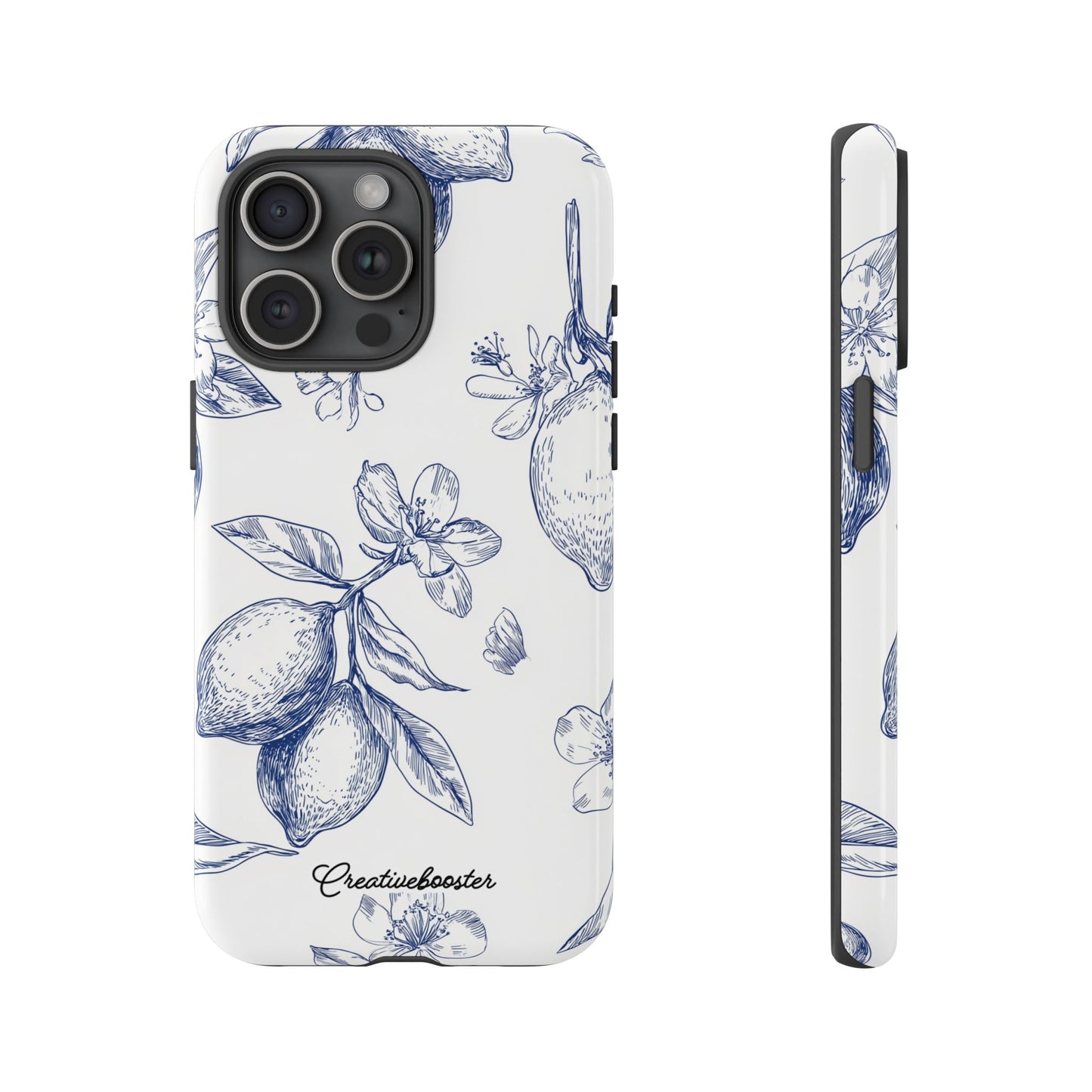 Indigo Sketch - Tough Phone Case