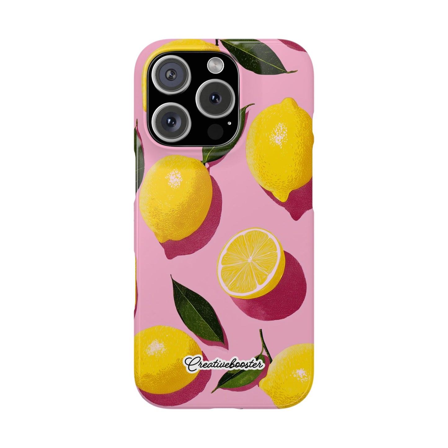Retro Lemon - Slim Phone Case