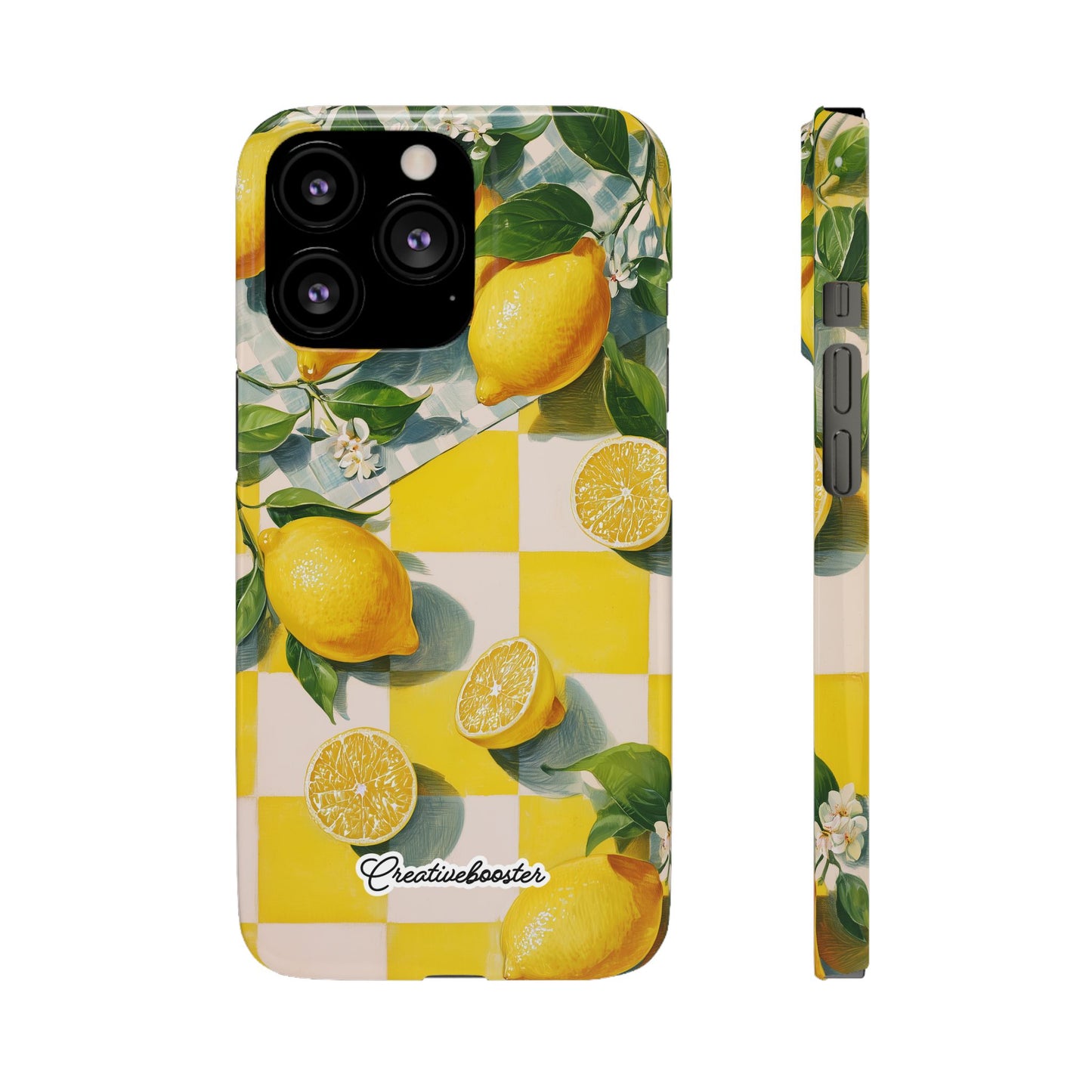 Picnic Lemon - Slim Phone Case