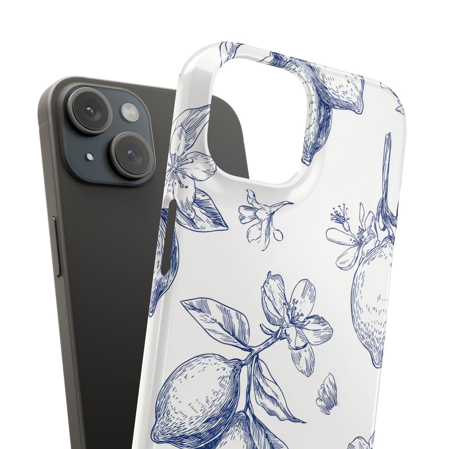 Indigo Sketch - Slim Phone Case