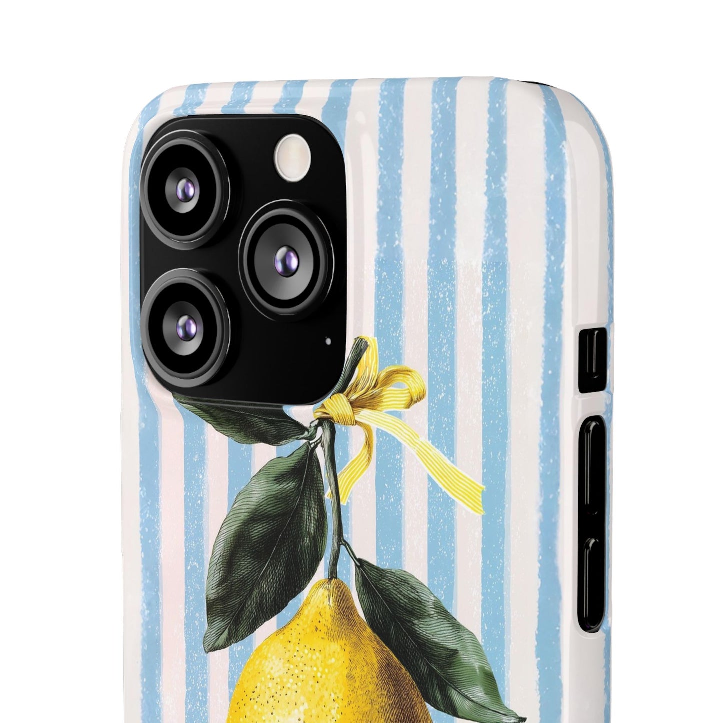 Ribbon Lemon - Slim Phone Case