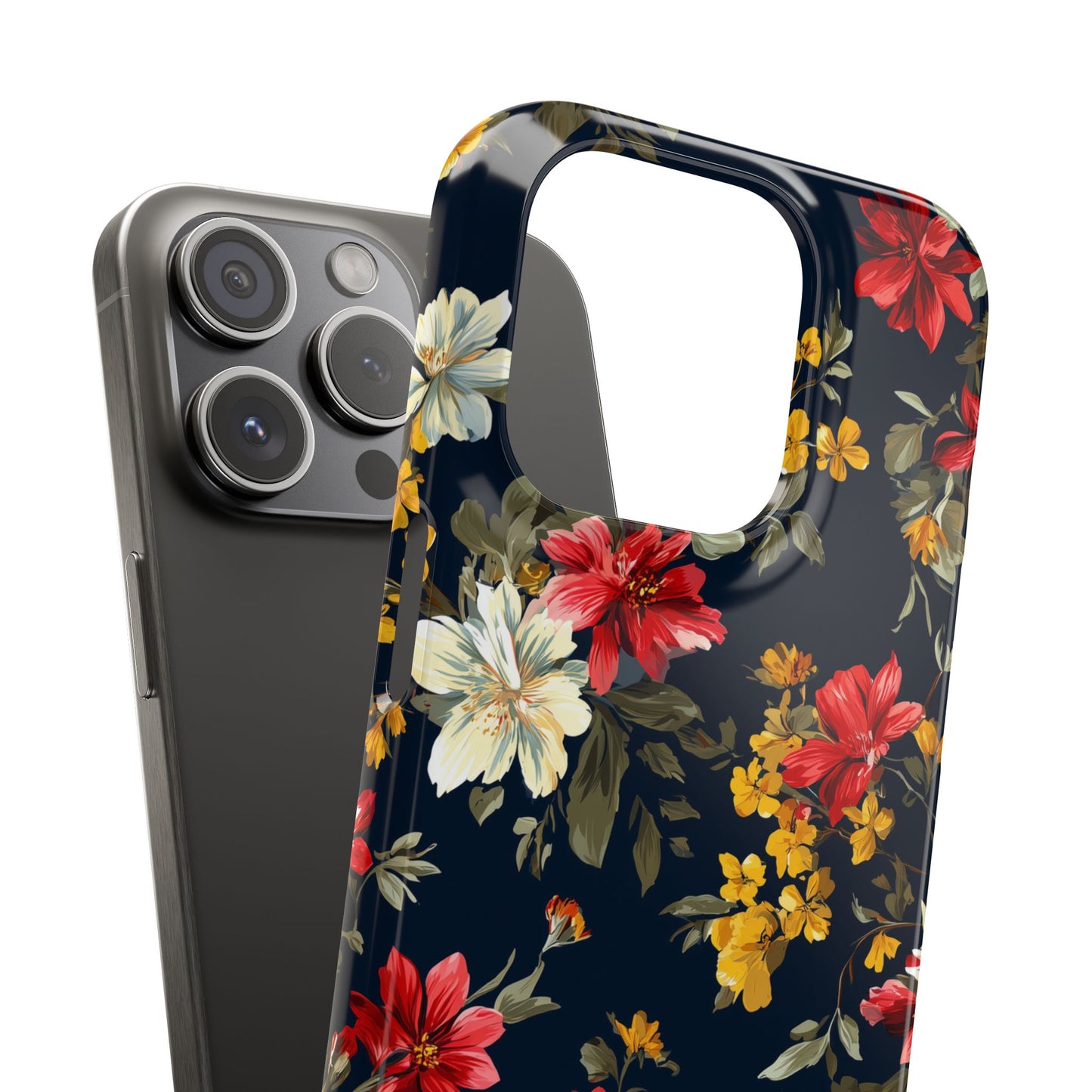 Scarlet Bloom - Slim Phone Case
