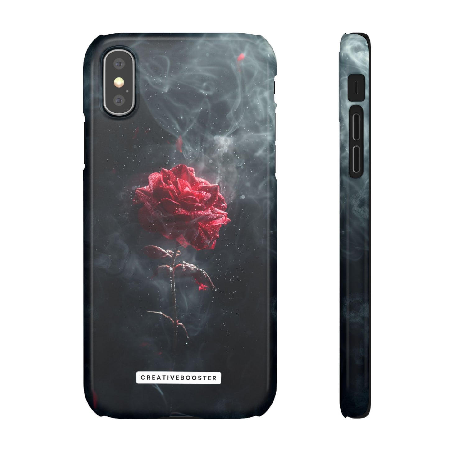 Midnight Rose - Slim Phone Case