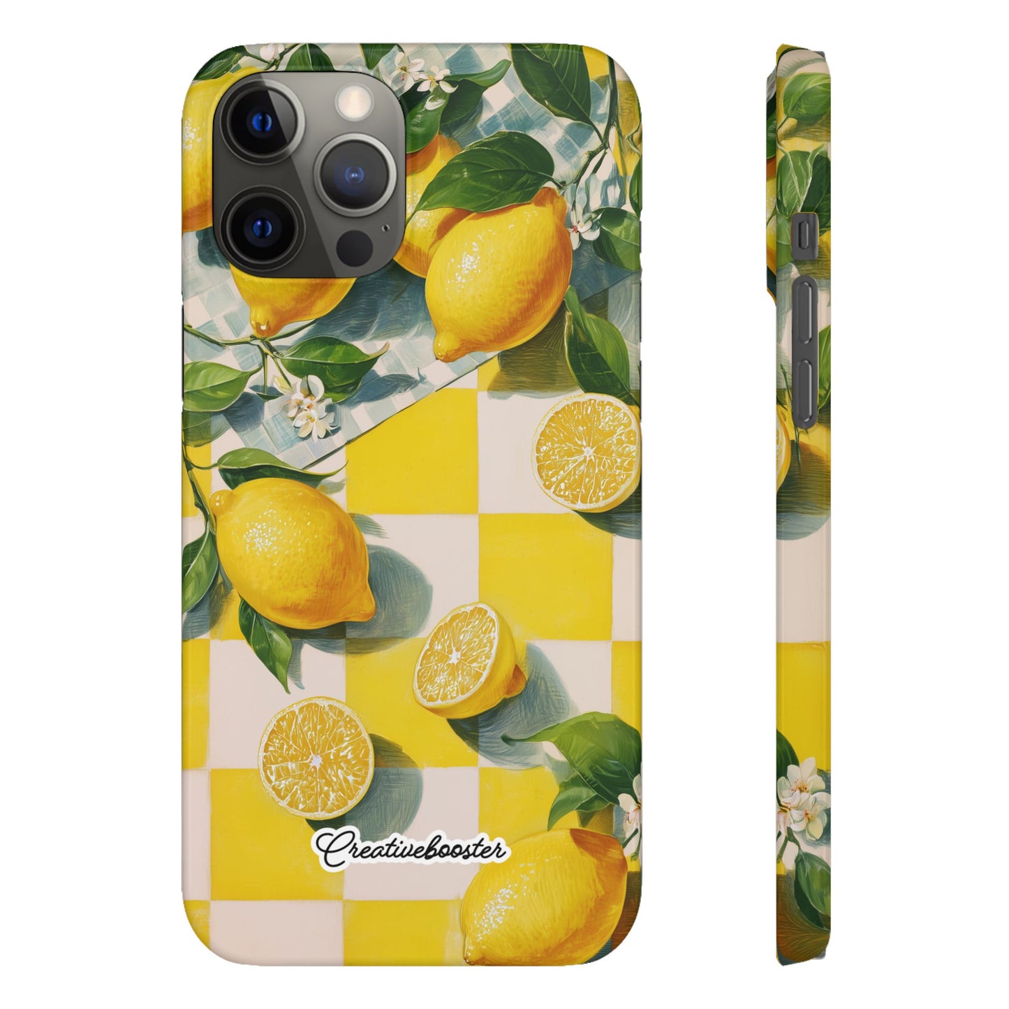 Picnic Lemon - Slim Phone Case