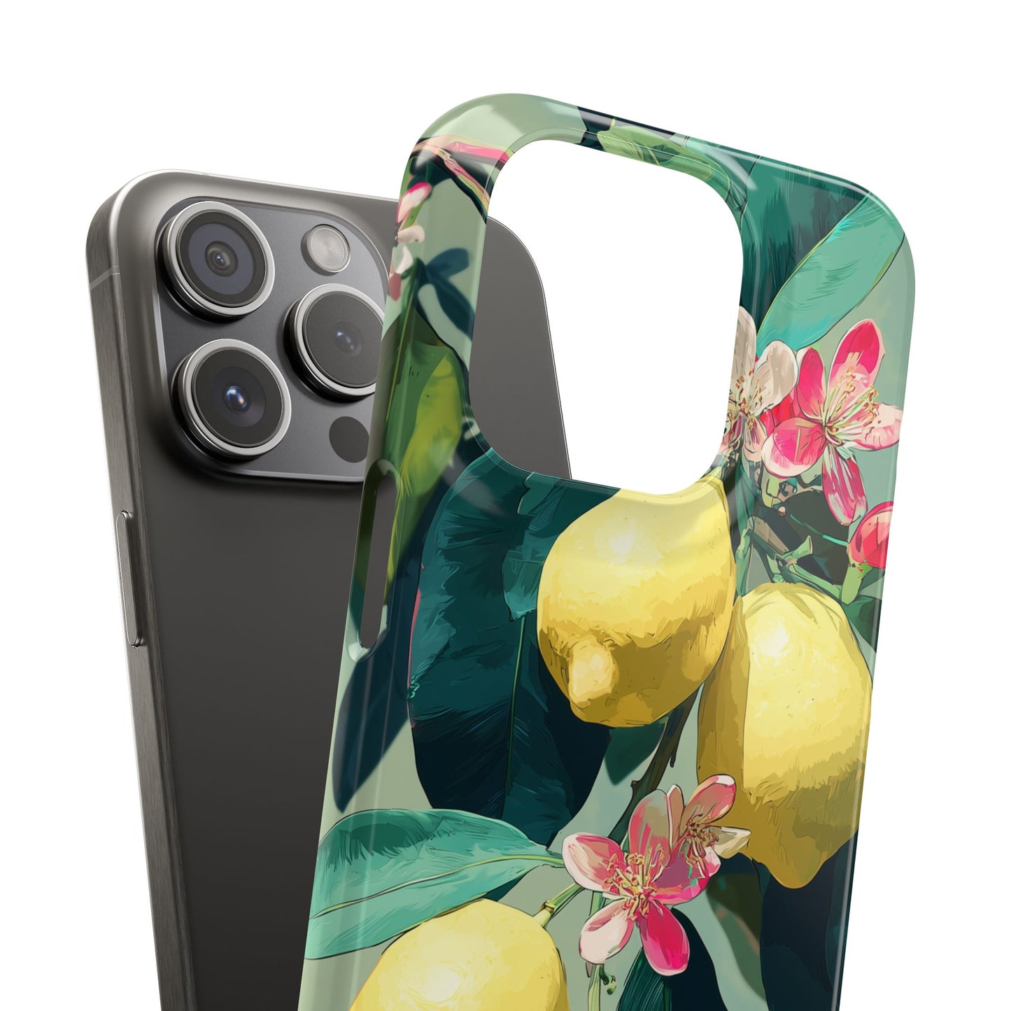 Lemon Bloom - Slim Phone Case
