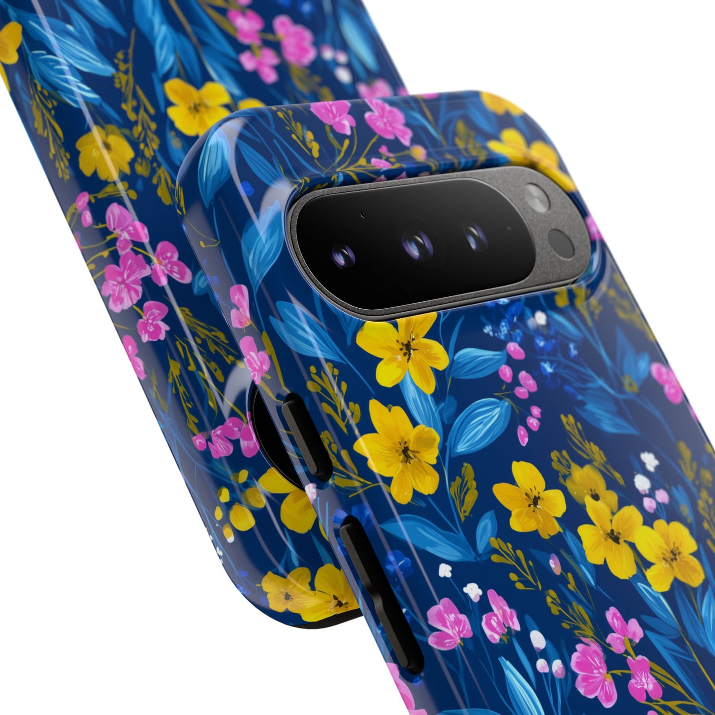 Midnight Petals - Tough Phone Case