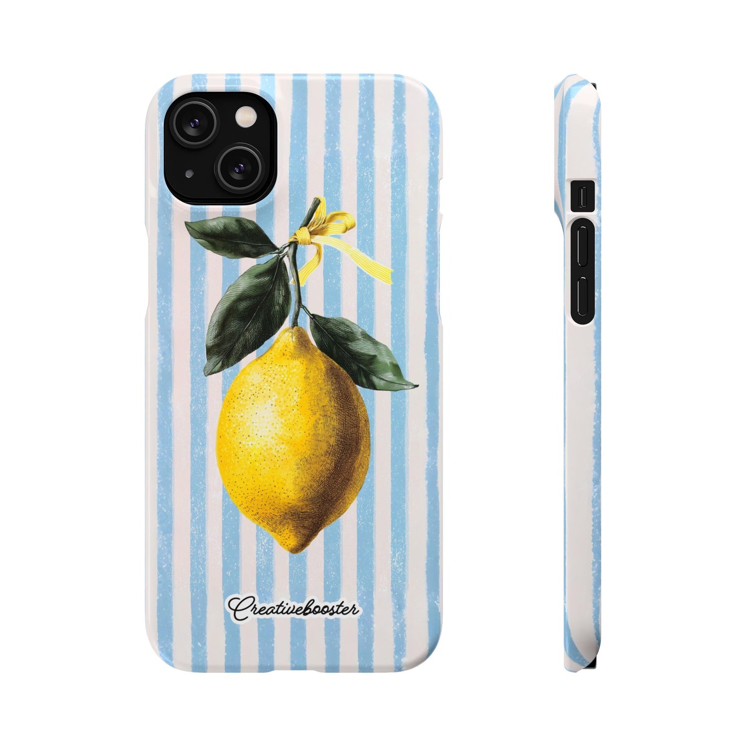 Ribbon Lemon - Slim Phone Case