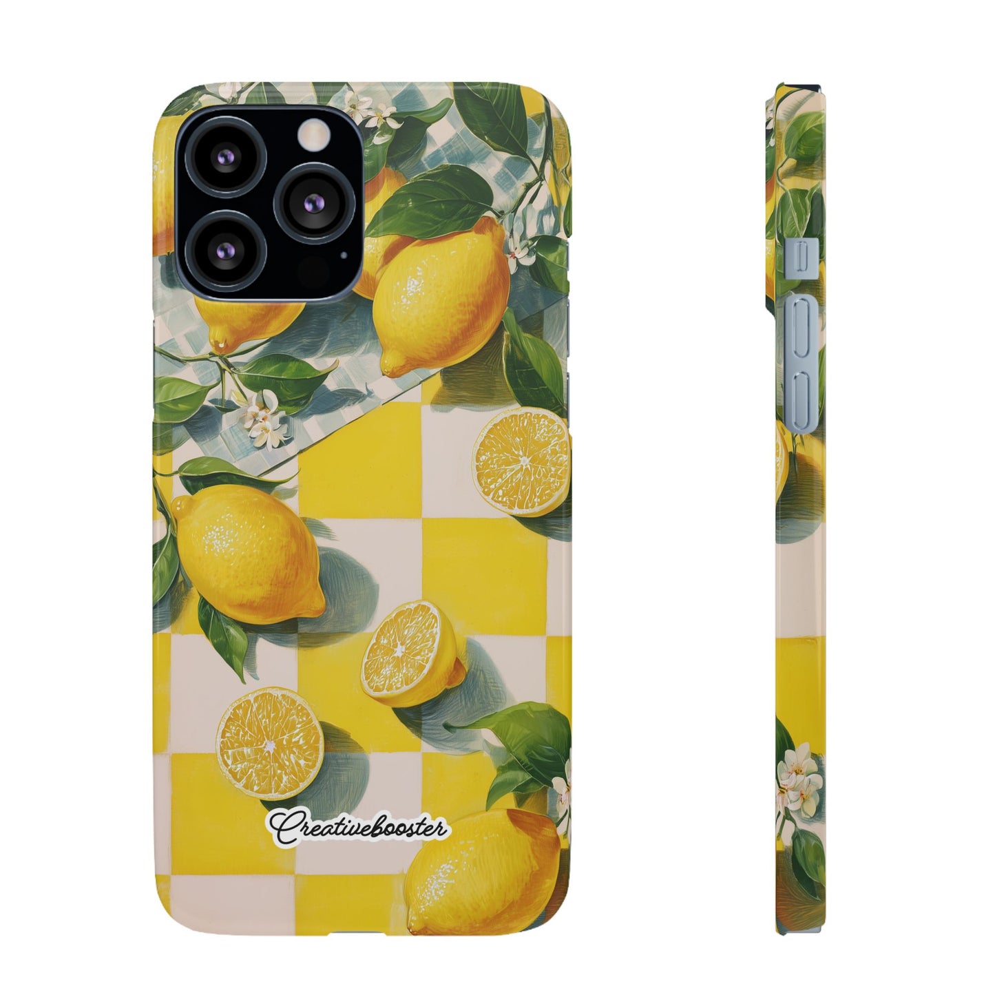 Picnic Lemon - Slim Phone Case