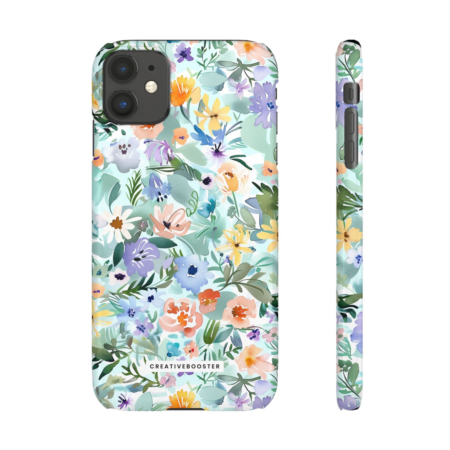 Watercolor Meadow - Slim Phone Case