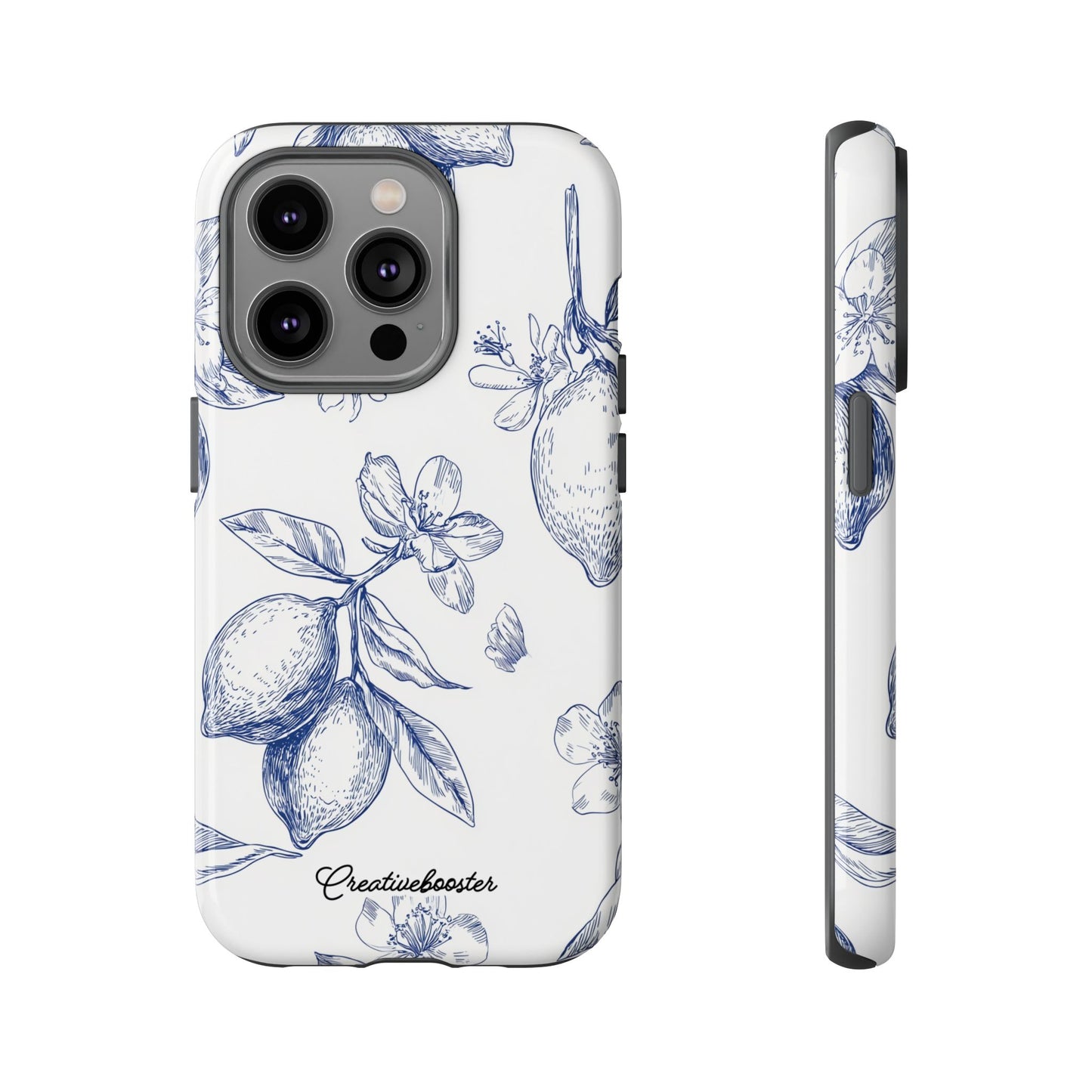 Indigo Sketch - Tough Phone Case