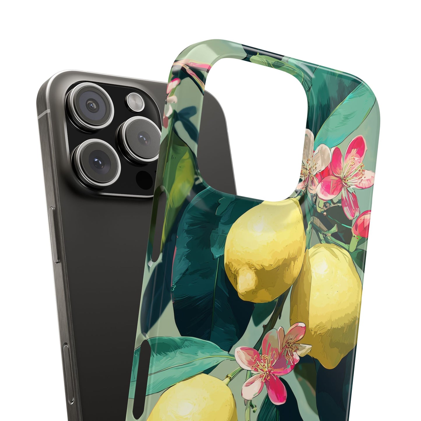 Lemon Bloom - Slim Phone Case