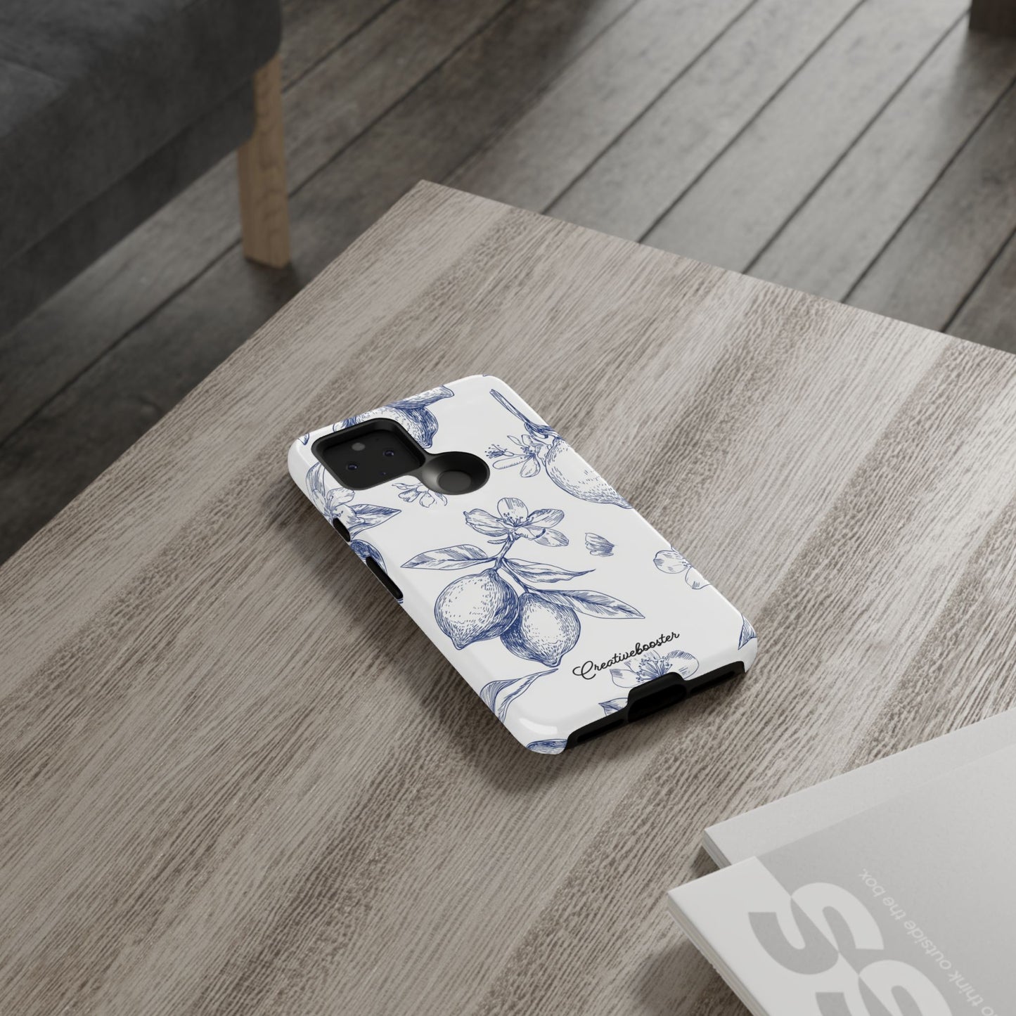 Indigo Sketch - Tough Phone Case