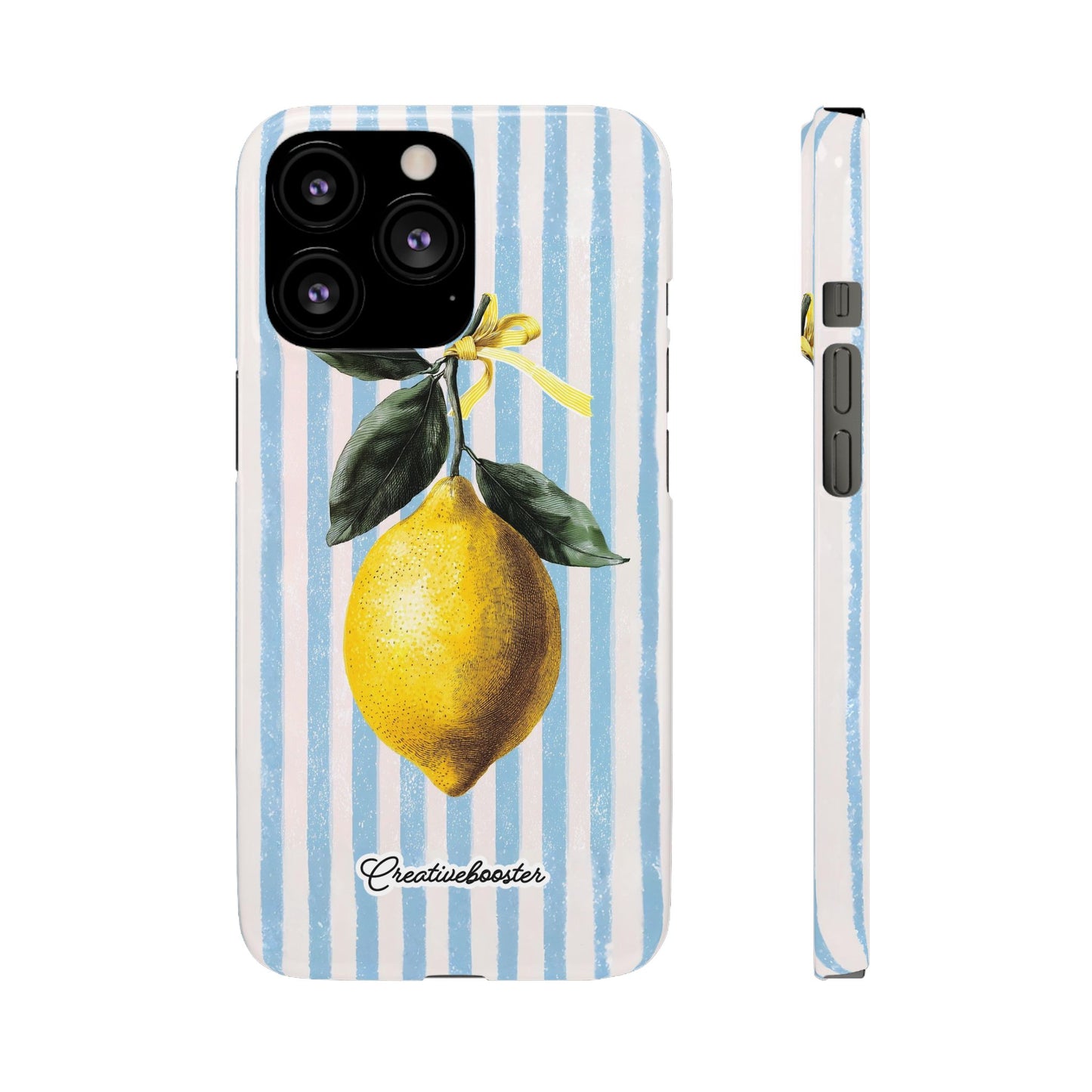 Ribbon Lemon - Slim Phone Case