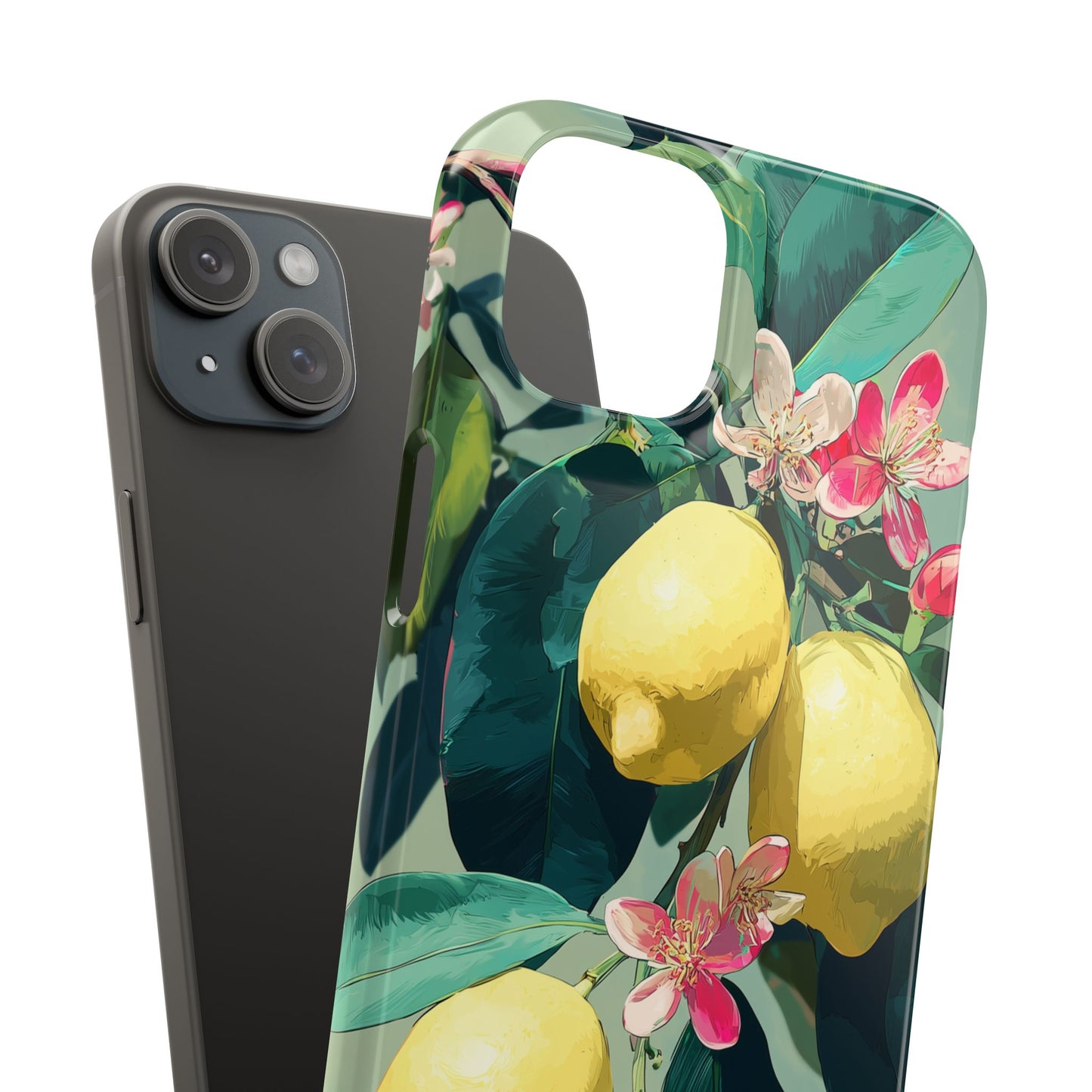 Lemon Bloom - Slim Phone Case