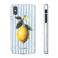 Ribbon Lemon - Slim Phone Case