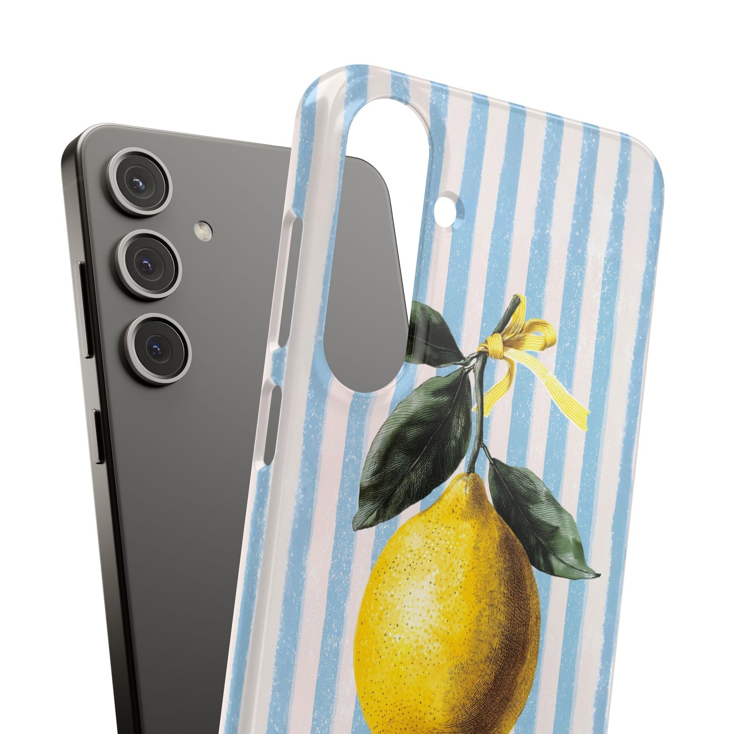 Ribbon Lemon - Slim Phone Case