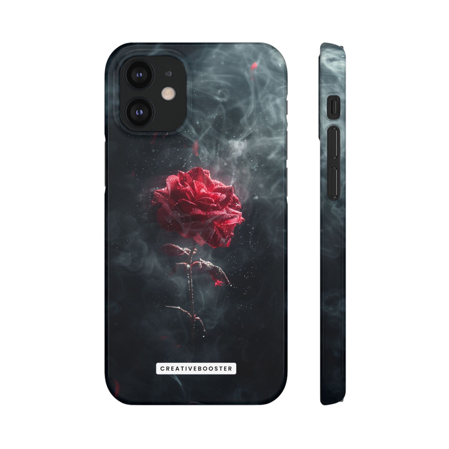 Midnight Rose - Slim Phone Case