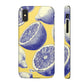 Indigo Citrus - Slim Phone Case