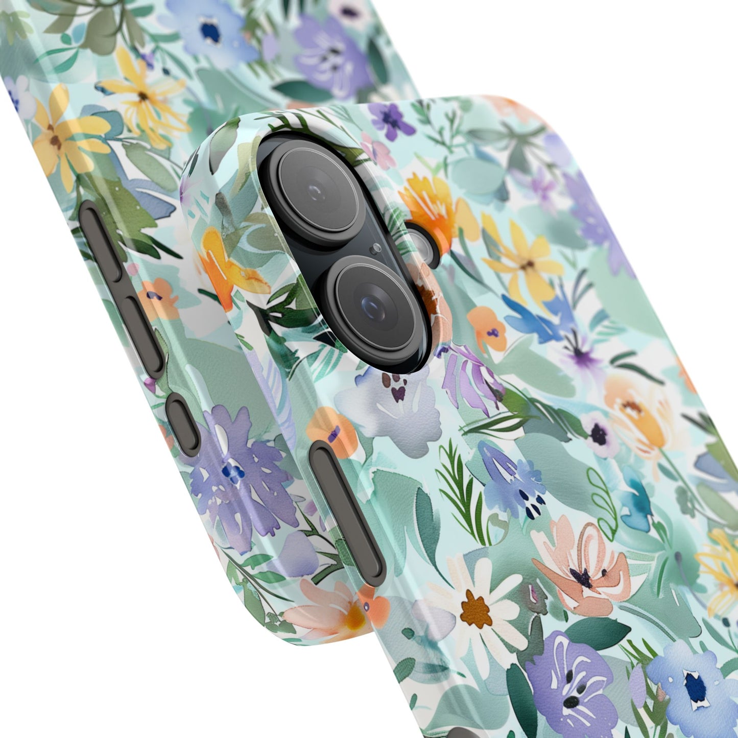 Watercolor Meadow - Slim Phone Case