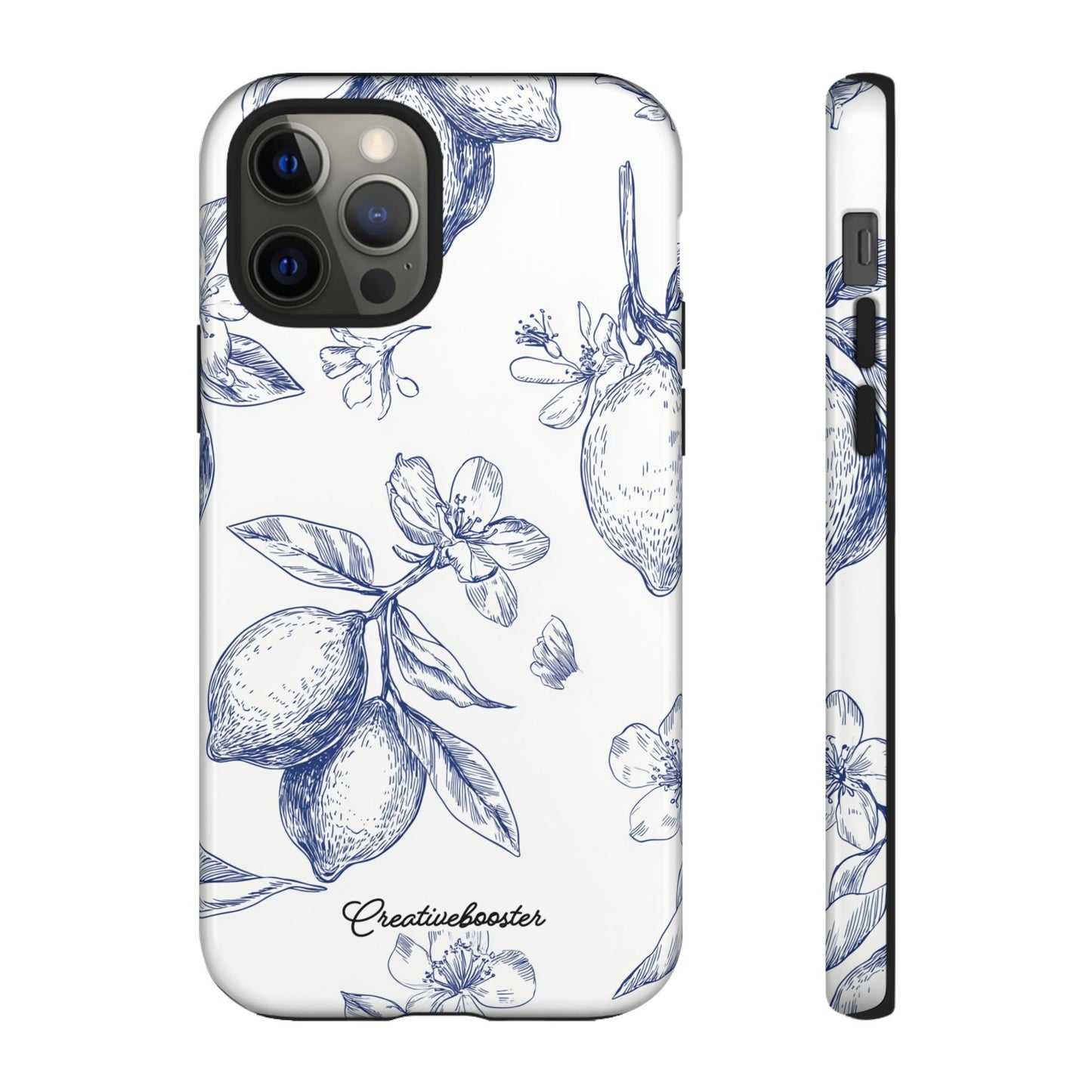 Indigo Sketch - Tough Phone Case