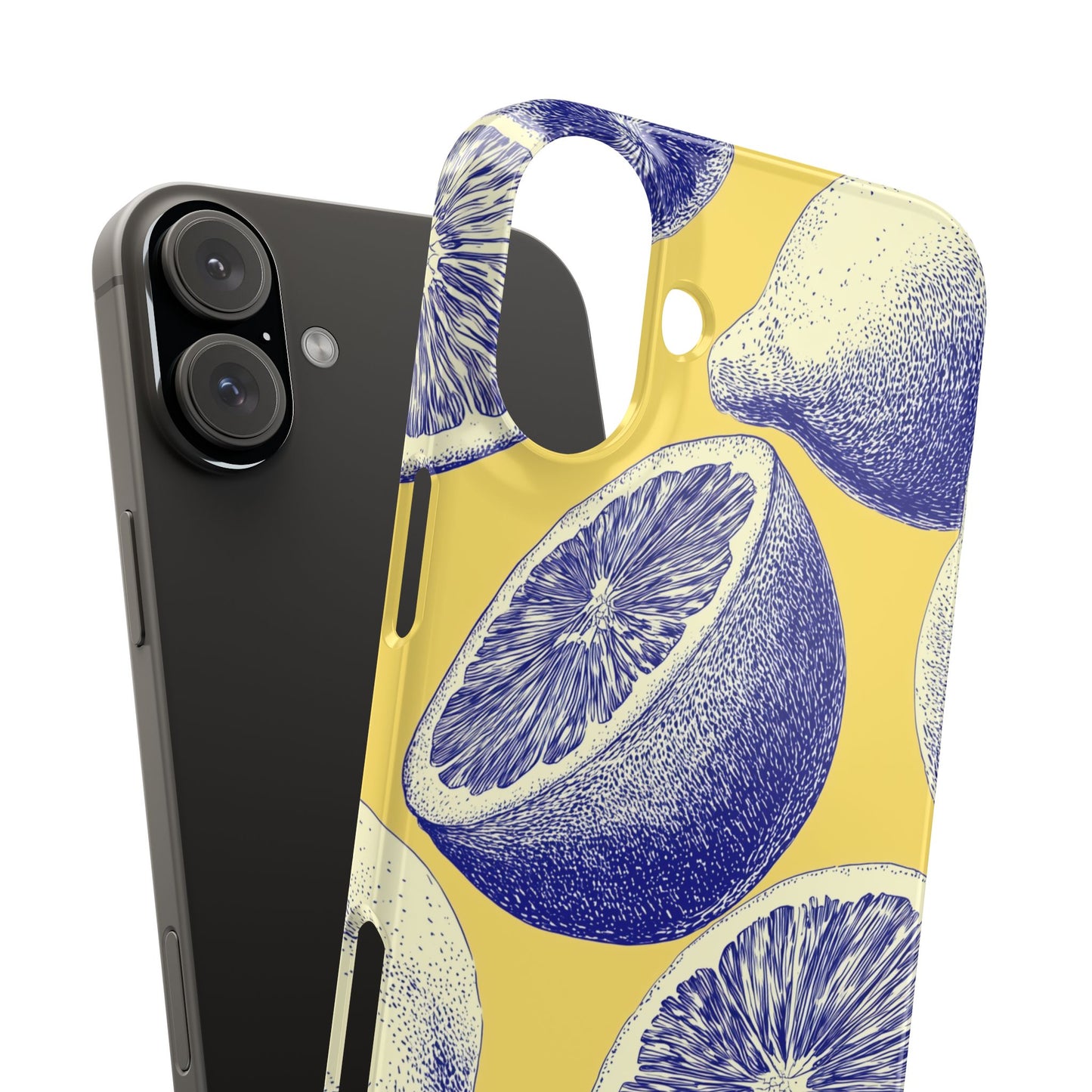 Indigo Citrus - Slim Phone Case