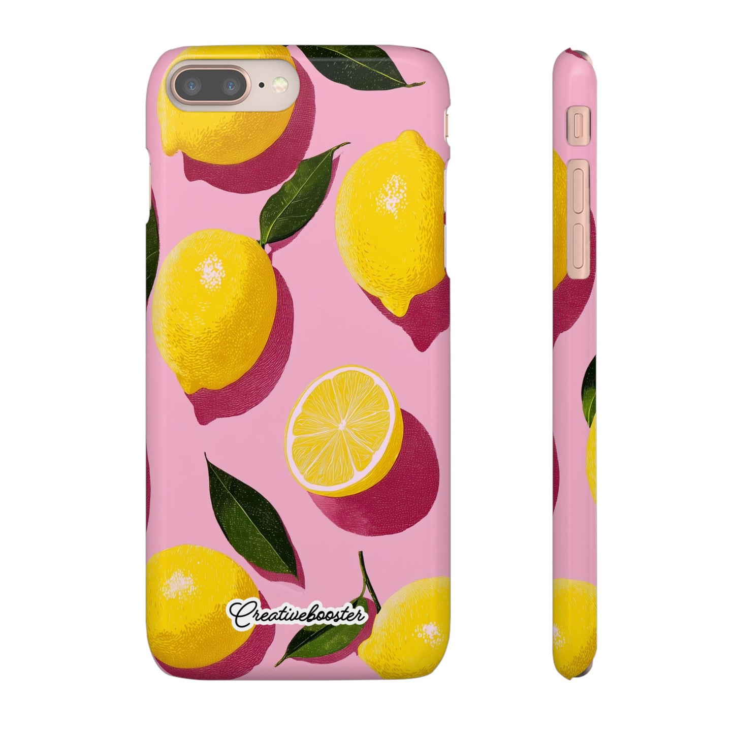 Retro Lemon - Slim Phone Case