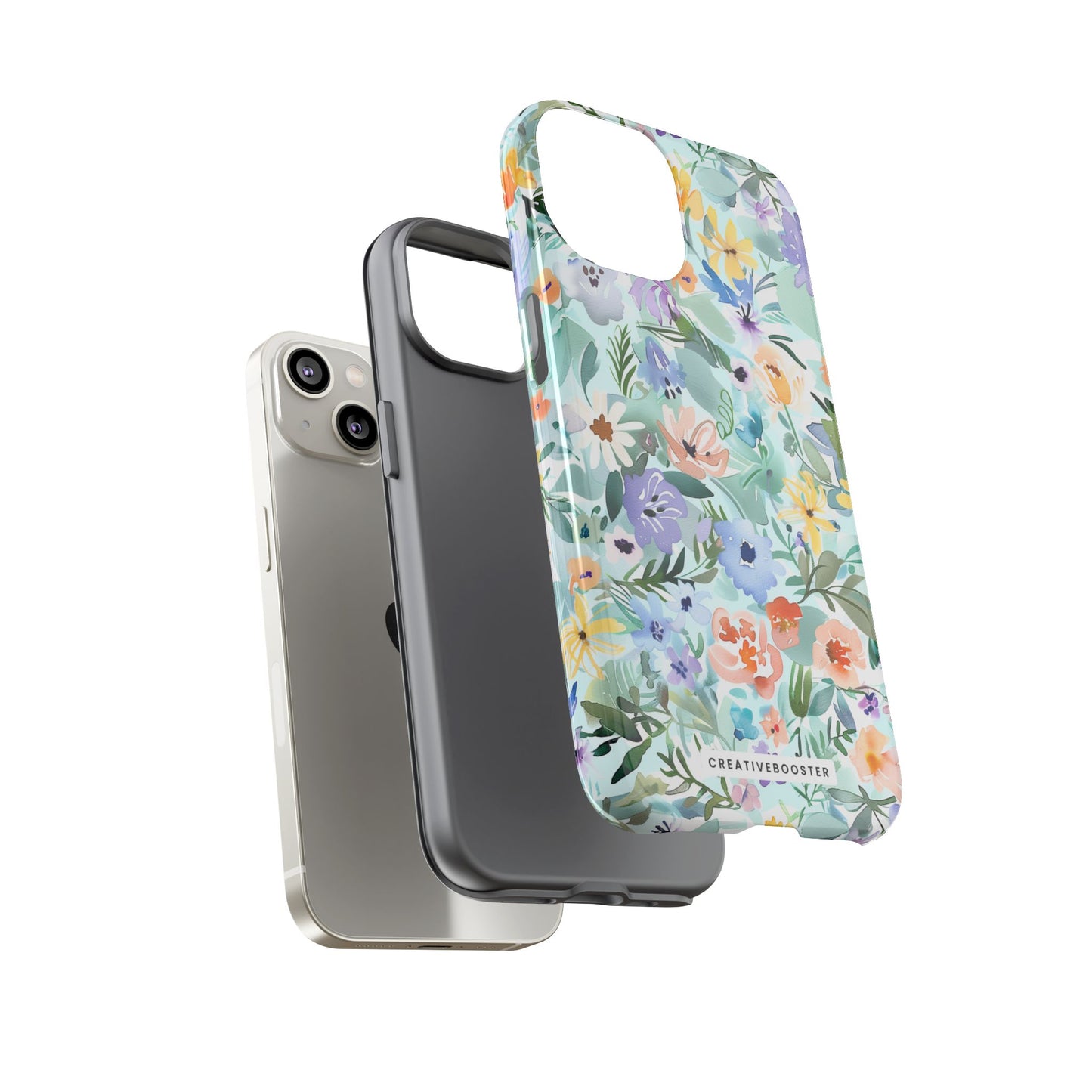 Watercolor Meadow - Tough Phone Case
